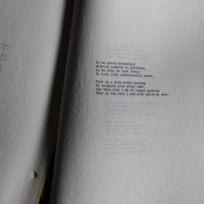 A Widow’s Poem (2016) by NORM DIAMOND