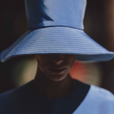 BLUE HAT, MANHATTAN, 2015 by BRYAN DERBALLA