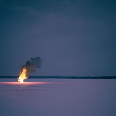 BURNING TREE by OLE BRODERSEN