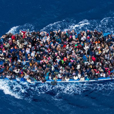 Operazione Mare Nostrum (Mare Nostrum Operation) by Massimo Sestini