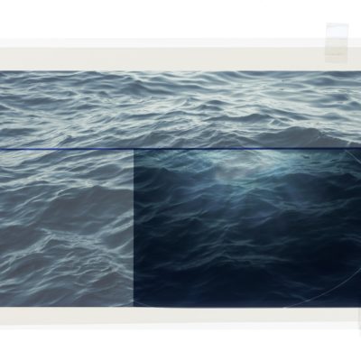 Underneath: Blue Line, 2018 by Elina Ruka