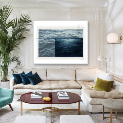 Underneath: Blue Line, 2018 by Elina Ruka