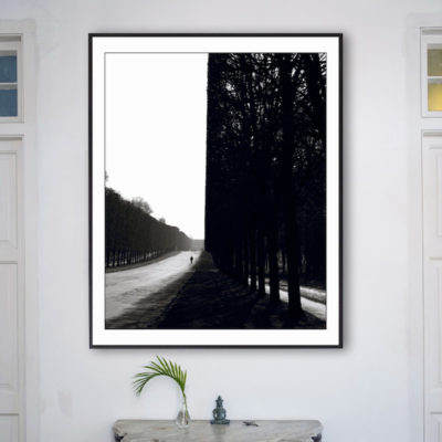 Walking Man Versailles France From the _Labyrinth_ series-by-ERIC KLEMM